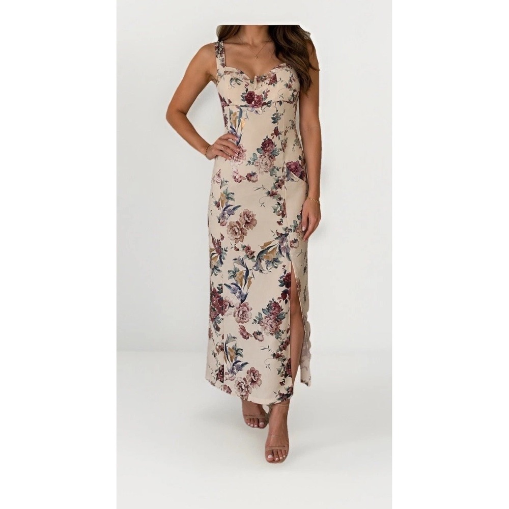 Enfocus studio Multi Color Changing Floral Gown Size 10 Beautiful Dress w/ Tags